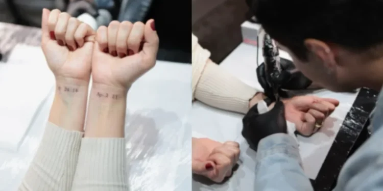 Tatuagem coletiva em igreja de Balneário Camboriú gera polêmica nas redes