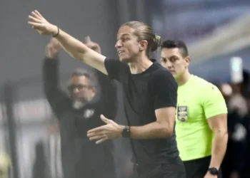 Filipe Luís, técnico do Flamengo • Gilvan de Souza/Flamengo