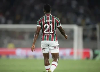 Arias em sua despedida do Fluminense • FOTO: MARCELO GONÇALVES / FLUMINENSE F.C.