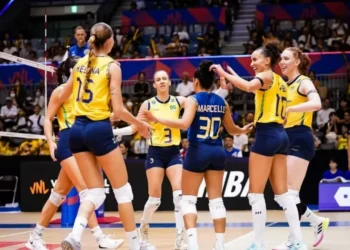Seleção feminina de vôlei disputará as quartas de final nesta quinta-feira — Foto: divulgação