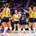 Seleção feminina de vôlei disputará as quartas de final nesta quinta-feira — Foto: divulgação