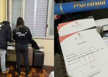 A falsa psicóloga teria atendido pelo menos 85 pacientes. • Reprodução