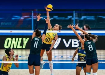 Final da Liga das Nações de Vôlei Feminina entre Brasil e Itália • Divulgação/FIVB