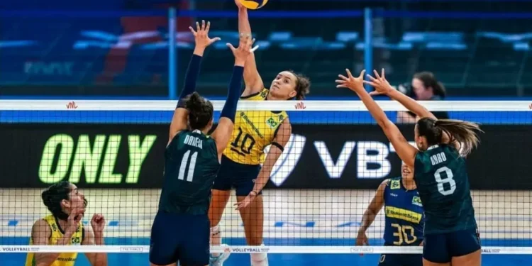 Brasil perde de virada para a Itália e fica com o vice da Liga das Nações