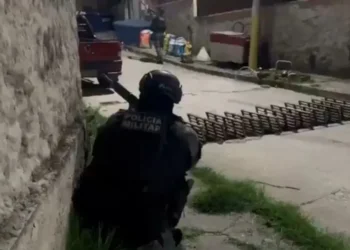 PM faz operação em comunidades da Zona Norte do Rio.  • Reprodução/ PMERJ