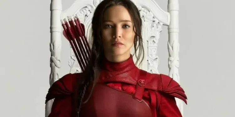 Jennifer Lawrence em "Jogos Vorazes: A Esperança - O Final" (2015) • Divulgação