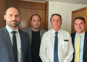 Jair Bolsonaro e os filhos, Carlos, Flávio e Eduardo • Flickr