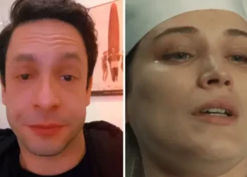 Rainer Cadete chora com morte de Maria, personagem de Bianca Bin, em "Êta Mundo Melhor!" • Instagram/Rainer Cadete/Reprodução/Globoplay