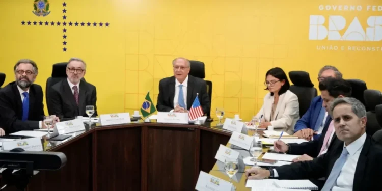 Equipe do Mdic reunida em reunião com autoridades dos EUA • Cadu Gomes/VPR