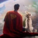 Superman e Krypto no novo filme do super-herói da DC • Reprodução/James Gunn
