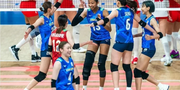 Japão vence a Turquia e pode enfrentar o Brasil na semi da VNL Feminina
