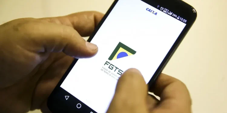 Aplicativo Caixa Econômica Federal- FGTS.  • Marcelo Camargo/Agência Brasil