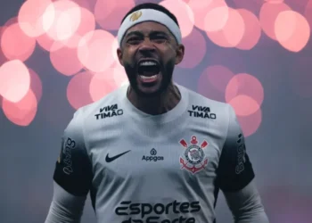 Memphis Depay comemora título do Corinthians no Paulistão 2025 • ETTORE CHIEREGUINI/AGIF - AGÊNCIA DE FOTOGRAFIA/AGIF - AGÊNCIA DE FOTOGRAFIA/ESTADÃO CONTEÚDO