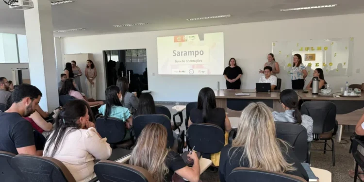 Prefeitura de Palmas realiza capacitações para profissionais da saúde com foco no sarampo