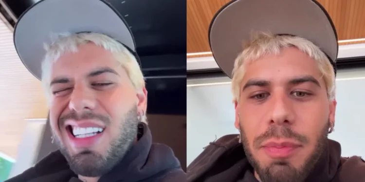 Zé Felipe sofre acidente ao fazer brincadeira com funcionários