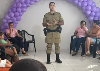 A palestra foi ministrada pelo soldado Danil Rigoli - Foto: Ascom 3º BPM