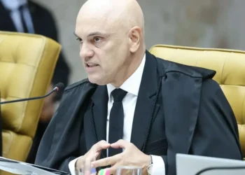 Ministro Alexandre de Moraes durante sessão nesta sexta-feira (1º) • Antonio Augusto/STF