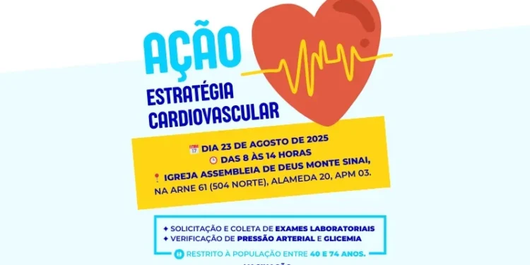 Prefeitura de Palmas leva serviços de saúde para os moradores da região da Arne 61, no próximo sábado, 23
