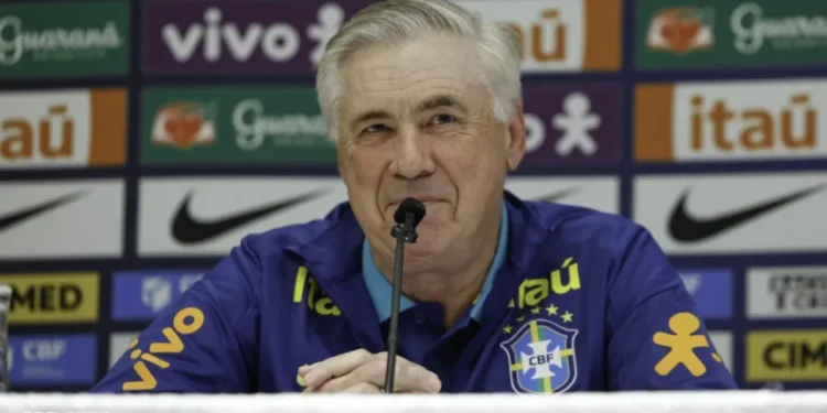 Ancelotti, técnico da Seleção Brasileira • @rafaelribeirorio I CBF