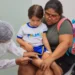 Com quatro anos de idade, Elisa Carvalho tomou vacinas recomendadas para faixa etária – Foto Júnior Suzuki