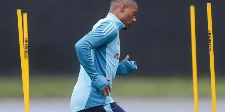 De La Cruz se recuperando após lesão  • Divulgação/Nicolas De La Cruz