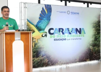 Secretário Marcello Lelis destacou que a criação da Caravana surgiu da necessidade de ampliar o debate sobre meio ambiente em todas as regiões do Tocantins.Jordana Capistrano/Governo do  Tocantins.