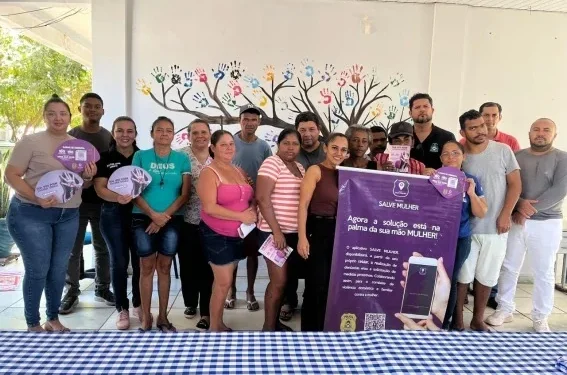 A iniciativa fez parte das ações do Agosto Lilás, no âmbito da Operação Shamar - Foto: Divulgação PCTO