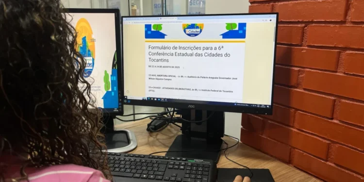 Inscrições para a 6ª Conferência Estadual das Cidades no Tocantins já estão disponíveis