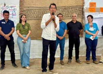 Secretário Paulo Xerente (Sepot) participa da oficina de consolidação do processo de escuta do Programa Jurisdicional REDD+ com o povo Karajá, na Ilha do Bananal