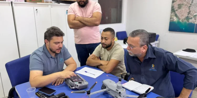 Novo equipamento e capacitação da equipe representam um salto importante na atuação da Companhia para facilitar demarcação de áreas e aumentar a eficiência dos projetos. - Foto: Adrielly Cavalini/Governo do Tocantins