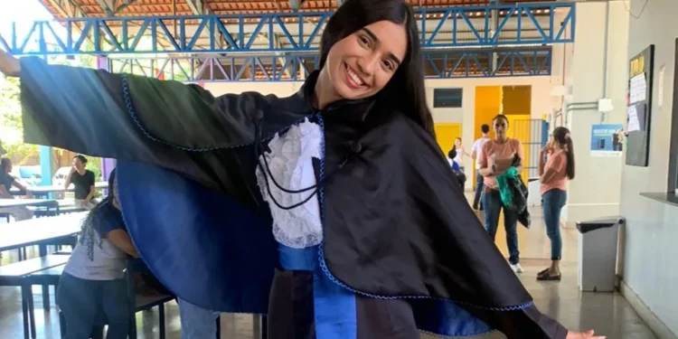 Aluna Giselle escolheu a educação pelo poder transformador que a profissão propõe - Foto: divulgação/Seduc/Governo do Tocantins