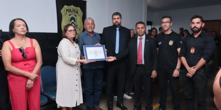 Homenagem destacou o legado do delegado, falecido aos 31 anos por complicações de dengue hemorrágica - Foto: Luiz de Castro/Governo do Tocantins