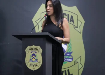 Palestra de abertura foi feita pela dra Beatriz Marques de Jesus Figueiredo Crédito: João Guilherme Lobasz/Governo do Tocantins