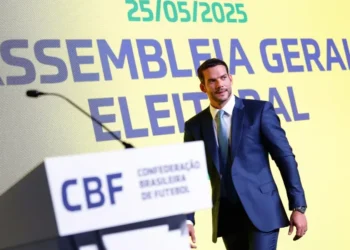 Samir Xaud, presidente da CBF • Divulgação/Rafael Ribeiro/CBF