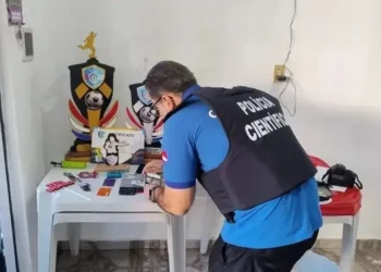 No celular do suspeito foram localizadas imagens e vídeos de pornografia infantojuvenil  • Reprodução