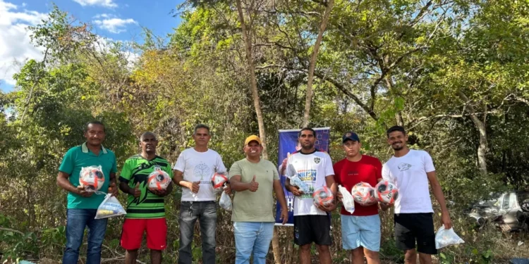 Vereador Ghisley Martins participa de edição do campeonato de futebol amador rural em Miracema