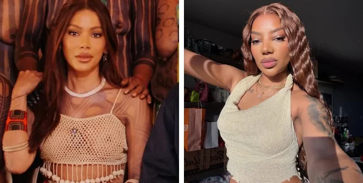 Anitta é comparada a Ludmilla após novas fotos • Reprodução/ Instagram