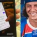 Imagem mostra mensagens que David Luiz enviou à Francisca Karollainy Barbosa Cavalcante • Reprodução