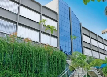 Fachada do Colégio Agostiniano Nossa Senhora de Fátima, em Goiânia (GO)  • Reprodução