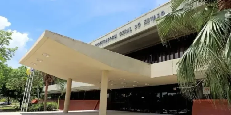 Sede Procuradoria-Geral do Estado, na Praça dos Girassóis (Foto: Luciano Ribeiro/Secom)