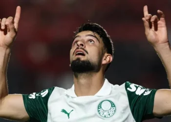 Flaco López, jogador do Palmeiras • Cesar Greco/Palmeiras