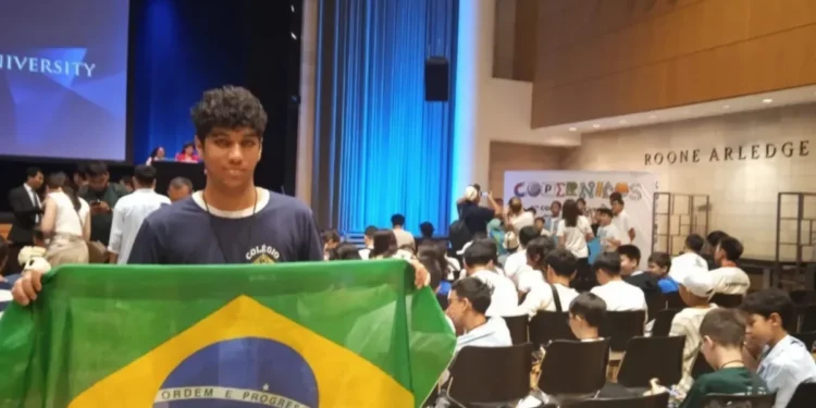 Marcus se destacou em uma das categorias mais avançadas da competição • Arquivo Pessoal