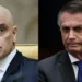 Alexandre de Moraes e Jair Bolsonaro • Fellipe Sampaio/STF | Ton Molina/STF