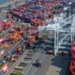 Porto de Nova York é um dos principais em movimentação de contêineres nos Estados Unidos — Foto: Port Of New York and New Jersey