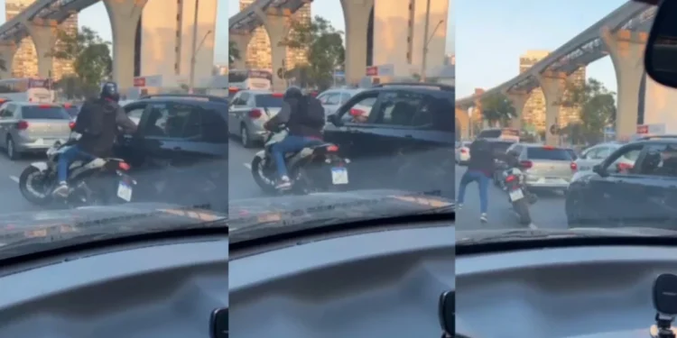 Bandido fugiu e pode ter sido baleado • Reprodução