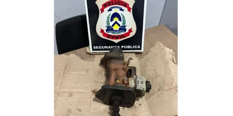 Crime havia deixado o veículo parado desde o último sábado, 9 - Foto: Divulgação SSP/TO