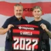 Varela renovou com o Flamengo até 2027 • Divulgação/Flamengo