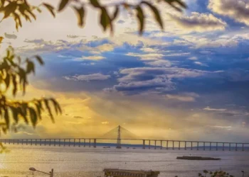 Ponte Rio Negro, ligação entre Manaus e Iranduba, no Amazonas  • Tiago Corrêa/UGPE Prosamim