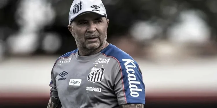 Sampaoli comandou o Santos em 2019 • Ivan Storti/Santos FC