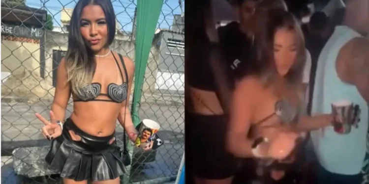 Vídeo mostra jovem de 22 anos dançando em um baile funk na Zona Oeste do Rio, antes de ser morta • Reprodução/Redes Sociais